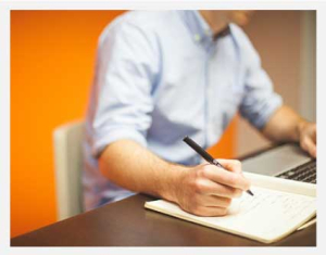 Post Preparation Man Signing a document Scan2Archive