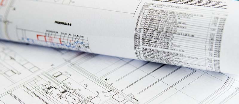 architect-plan-scanning large format plan prepared for document scanning